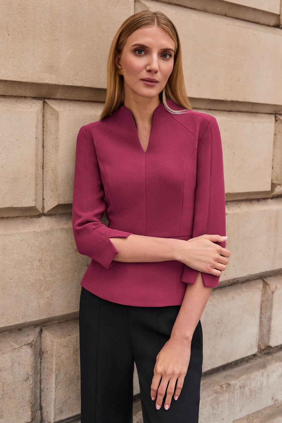 Hague Dark Pink Top