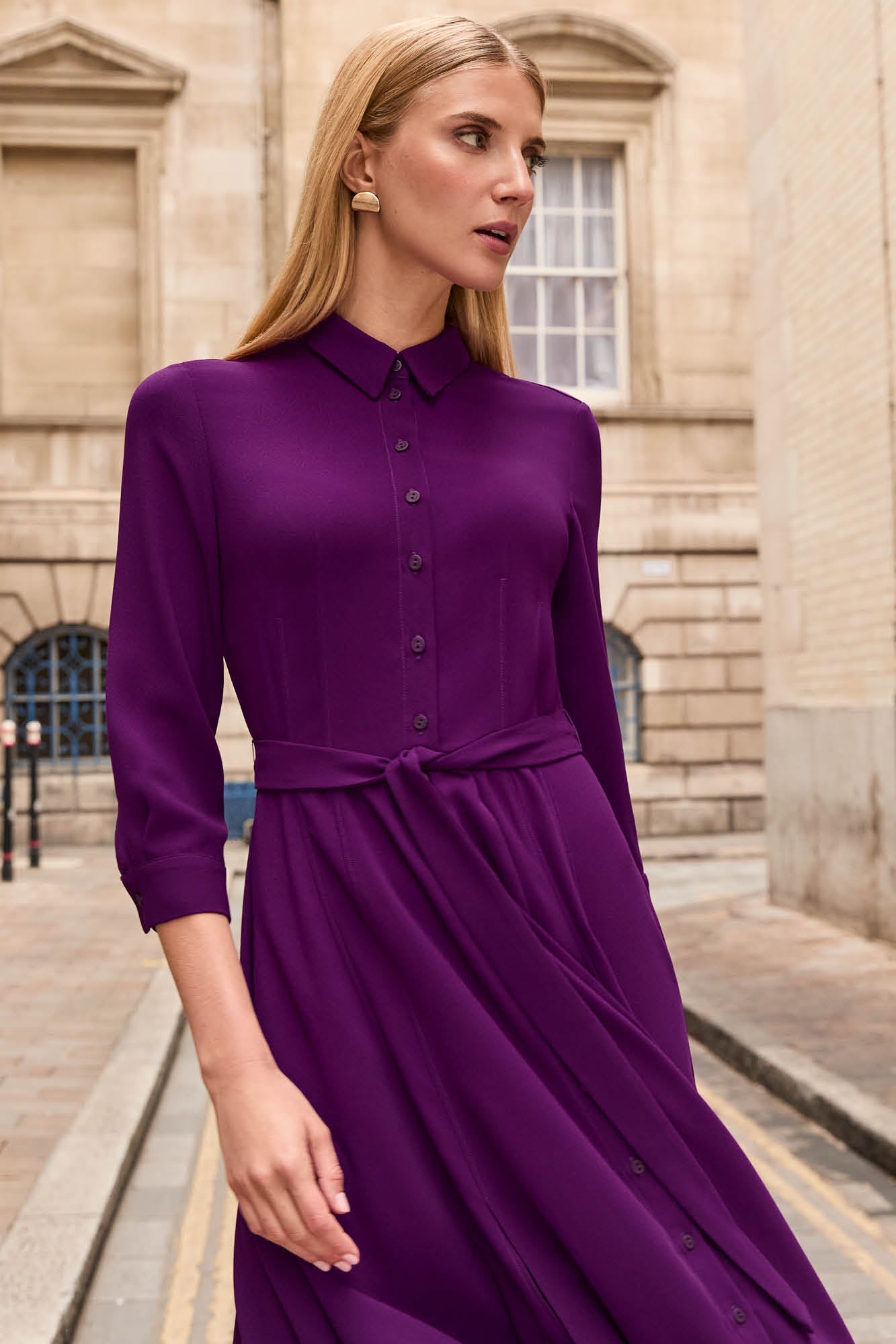 Ripley Mulberry Shirt Dress