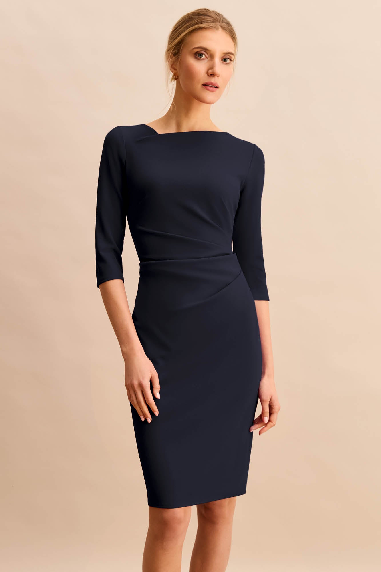 Tiverton Navy Dress