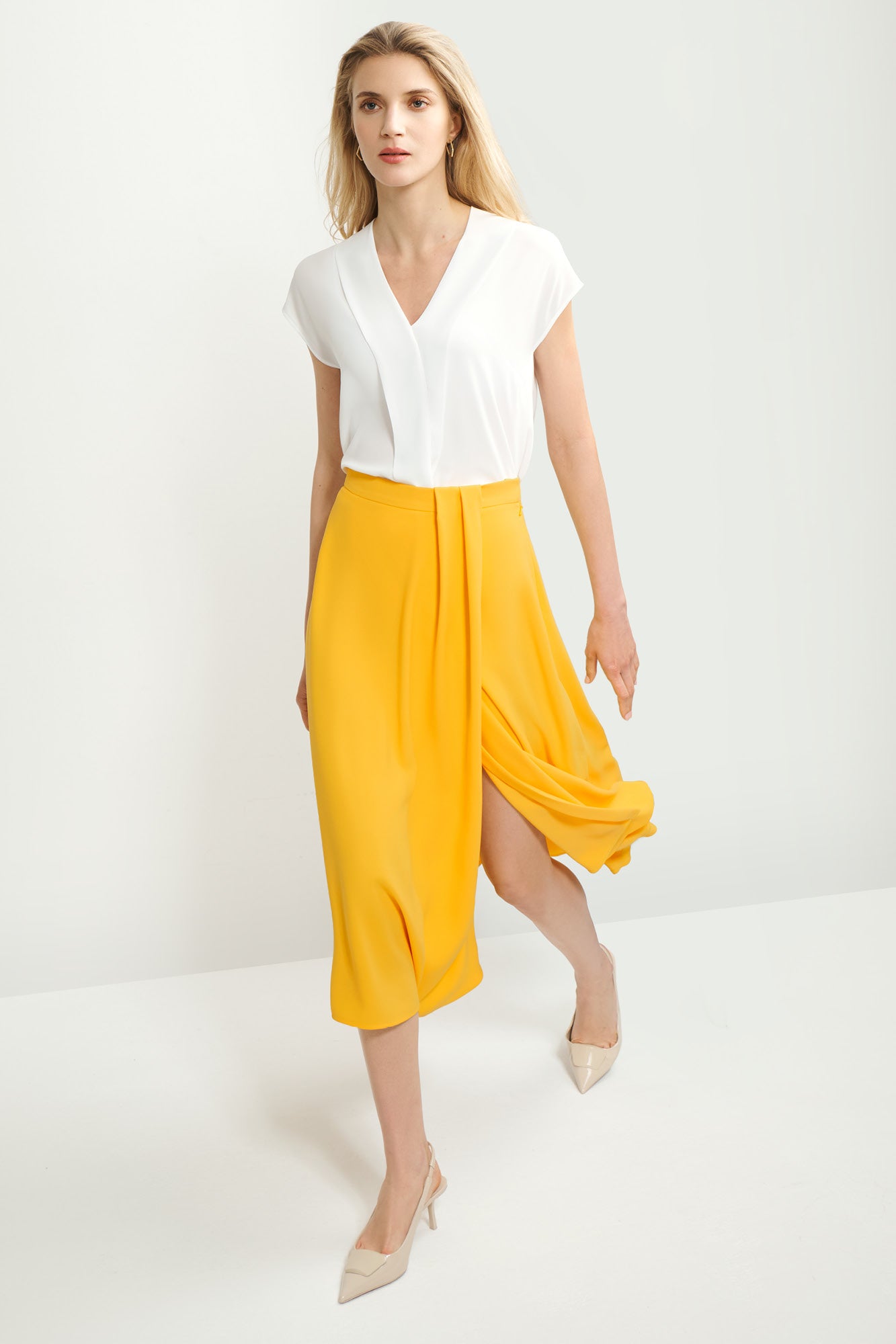 Holkham Yellow Skirt