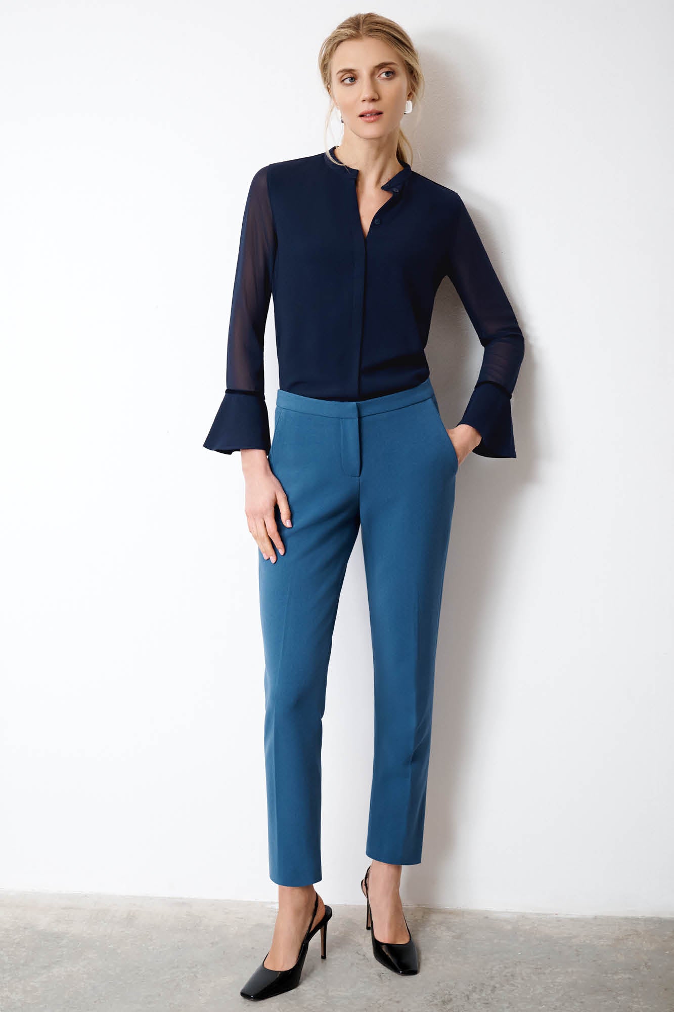 Clarence Turner Blue Trousers