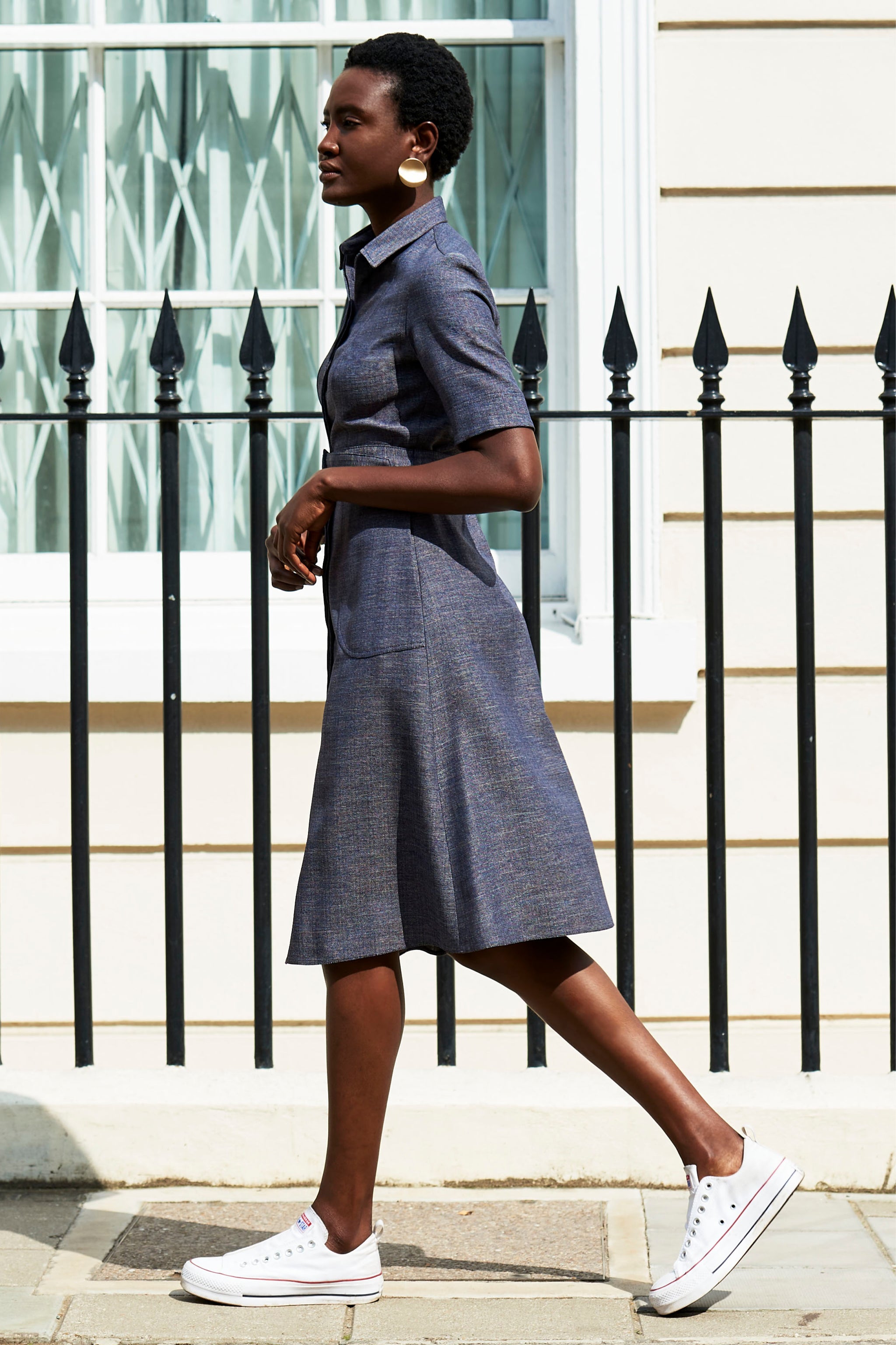 Belvedere Chambray Shirt Dress