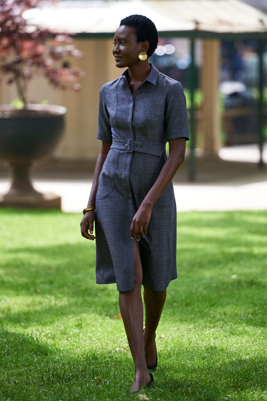 Belvedere Chambray Shirt Dress