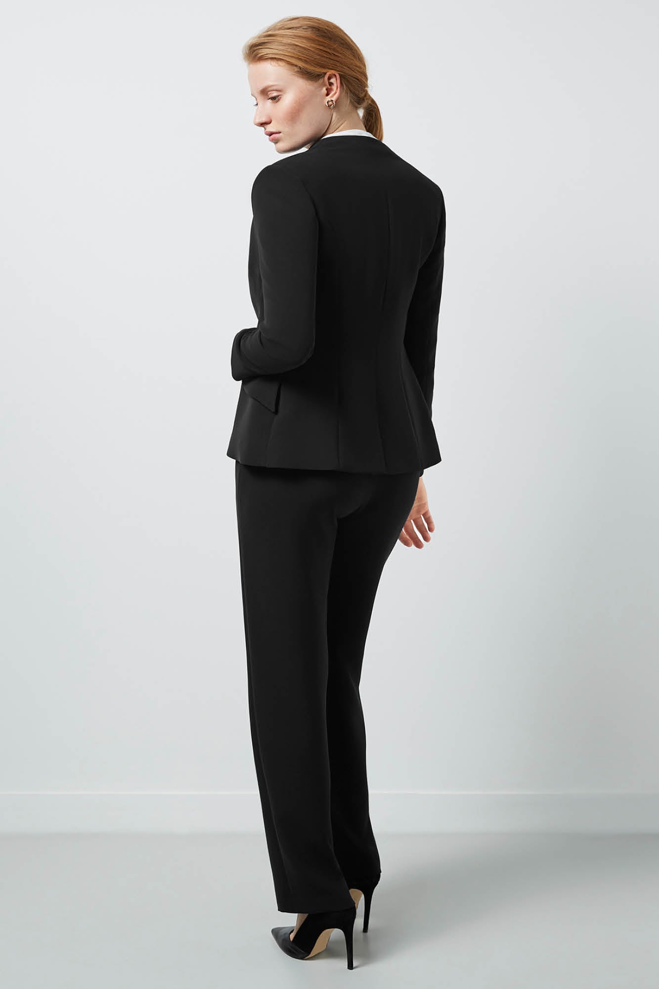 Westminster Black Suiting Jacket | Libby London